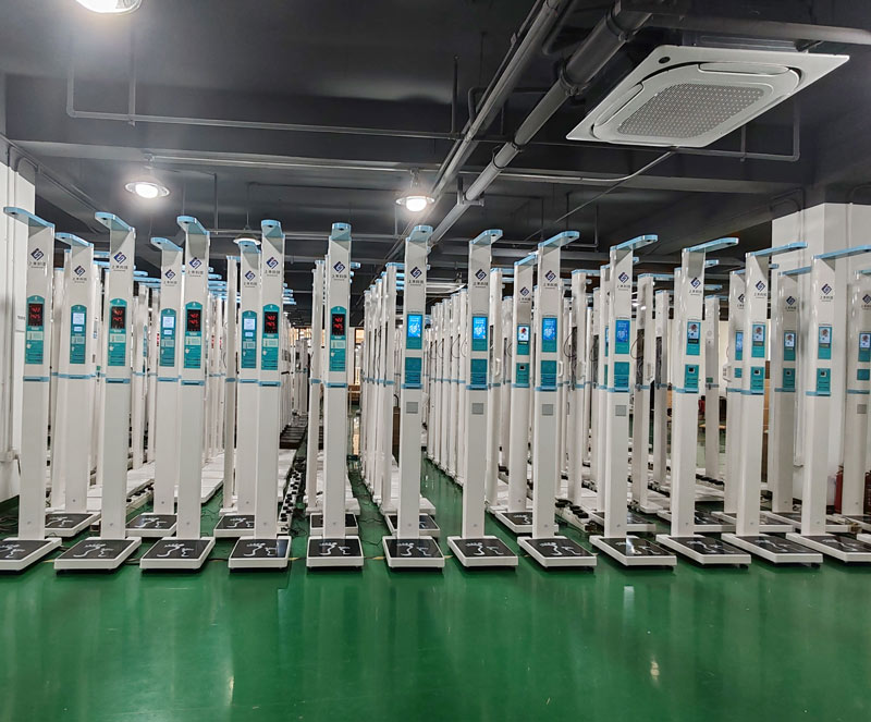 電子身高體重秤，上禾工廠實(shí)拍